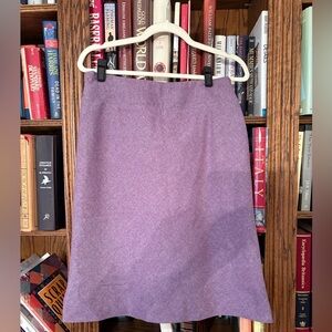 Warehouse Purple A-Line Skirt